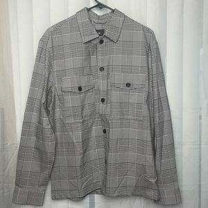 Black and white H&M button down